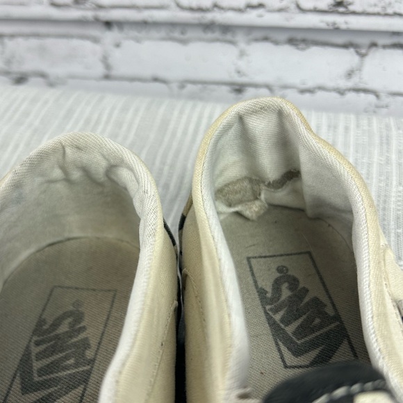 Vans | black & white checkered slip on women's shoes size 7.5 - Picture 6 of 8